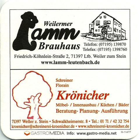 leutenbach wn-bw lamm quad 1a (185-weilermer lamm-schwarzrot) 
